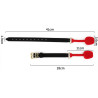 KINKgear Bâillon en silicone Zen Open Noir-Rouge